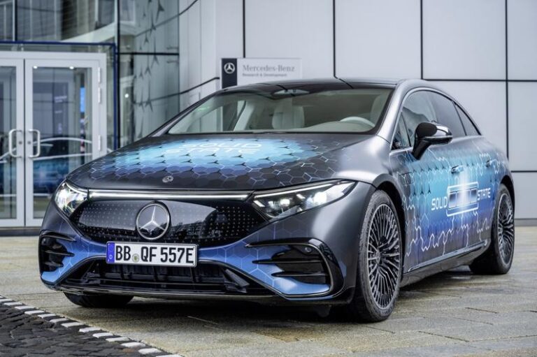 ⚡ Mercedes тестирует электромобили с батареями на 1000 км хода