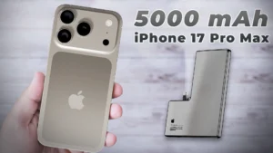 iPhone 17 Pro Max — новая батарея на 5000 мАч, чип A19 Pro и улучшенный дизайн