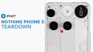 Nothing Phone (3) получил лишь 3 балла за ремонтопригодность от iFixit
