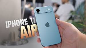 iPhone 17 Air показали в новой расцветке Sky Blue