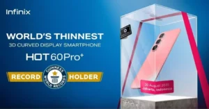 Infinix Hot 60 Pro+ попал в Книгу рекордов Гиннесса как самый тонкий смартфон