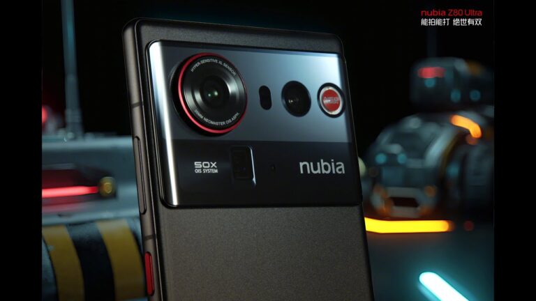 Nubia представила Z80 Ultra — флагман без вырезов и с новым Snapdragon 8 Elite Gen 5