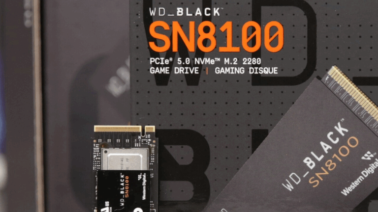 SanDisk представила флагманский игровой SSD WD_Black SN8100 на 8 ТБ