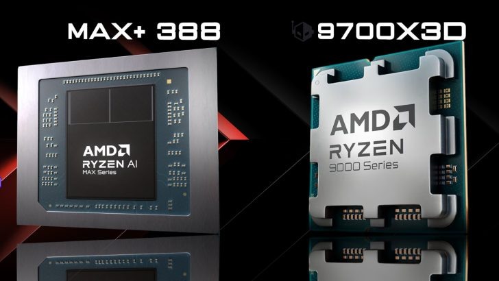 Будущие чипы AMD Ryzen 7 9700X3D и Ryzen AI MAX+ 388 засветились в тестах PassMark