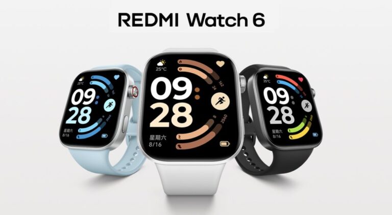 Представлены Redmi Watch 6: тоньше, ярче и с улучшенным GPS
