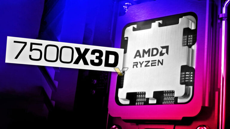 Бюджетный AMD Ryzen 5 7500X3D протестировали до анонса
