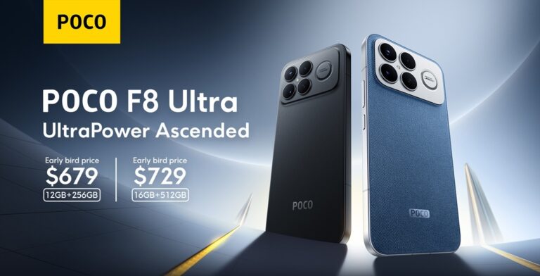 POCO представила F8 Ultra с Snapdragon 8 Elite Gen 5 и встроенным сабвуфером