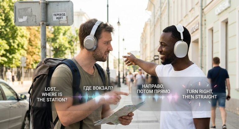 Google Translate теперь переводит речь через любые наушники