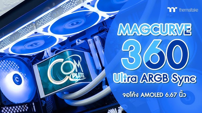 Thermaltake показала СЖО MAGCurve 360 Ultra с изогнутым AMOLED-дисплеем