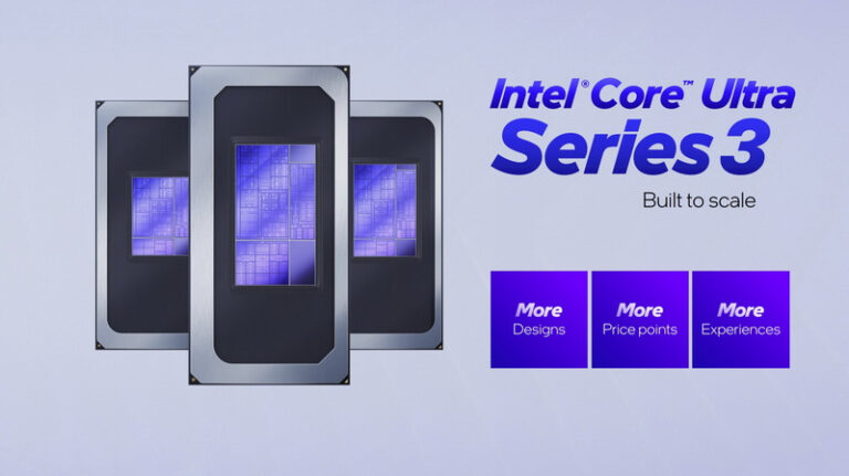 Процессоры Intel Core Ultra Series 3 стали быстрее и энергоэффективнее предшественников