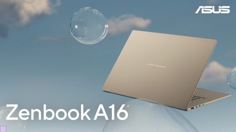 ASUS Zenbook A16: ARM-процессор Snapdragon и до 21 часа работы