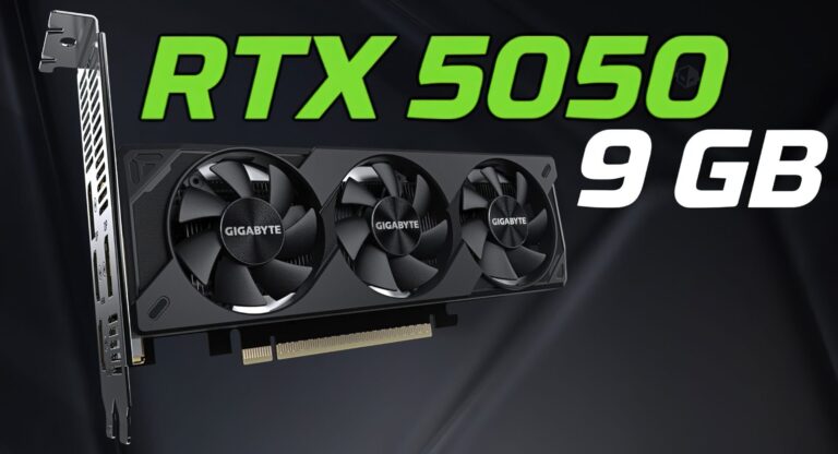 Раскрыты характеристики видеокарты NVIDIA GeForce RTX 5050 с 9 ГБ памяти