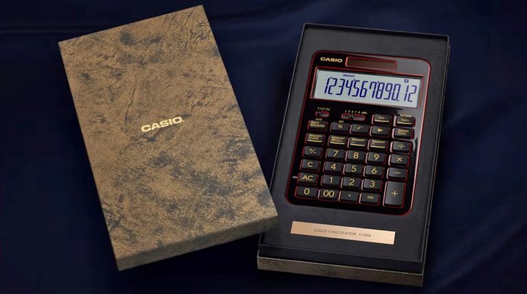 Casio превратила калькулятор в предмет искусства — S100X стоит как ноутбук