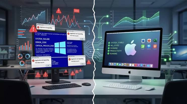 Windows vs macOS: разрыв в стабильности оказался куда серьёзнее, чем ожидалось