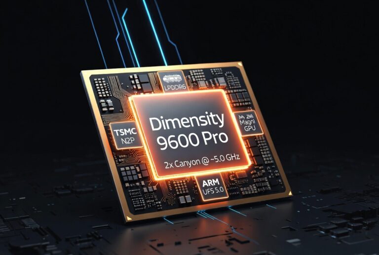 Первые тесты Dimensity 9600 Pro намекают на умеренный прирост
