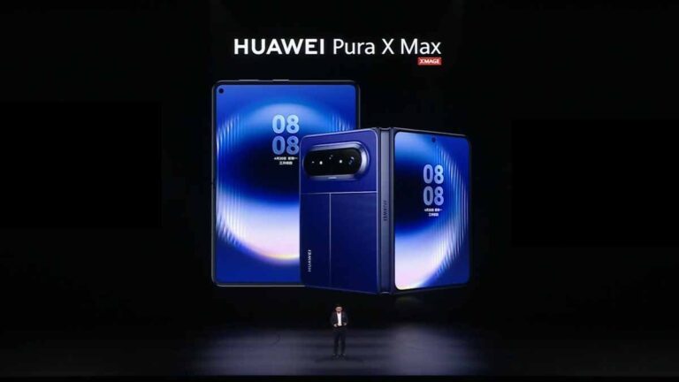 HUAWEI показала «широкую» раскладушку Pura X Max