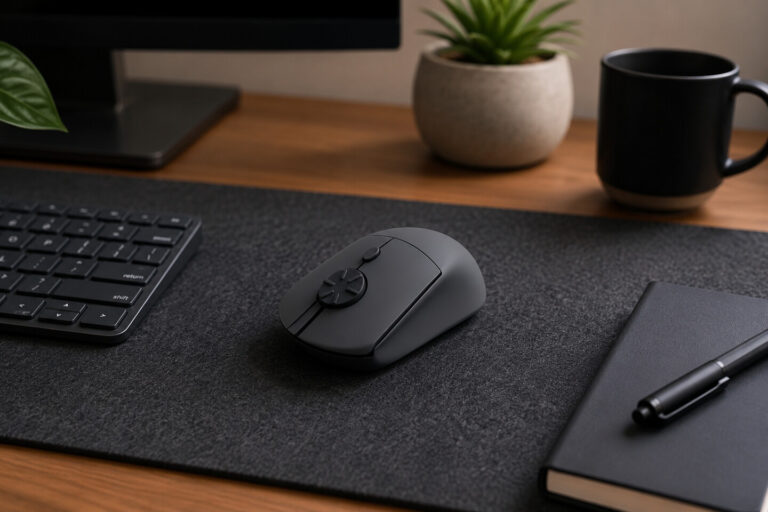 На Kickstarter представили необычную мышь с диском вместо колеса прокрутки