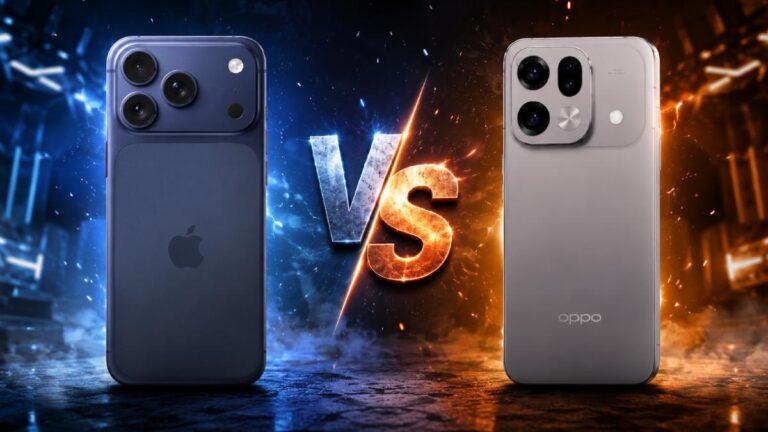 OPPO Find X10 засветился рядом с iPhone 17 Pro